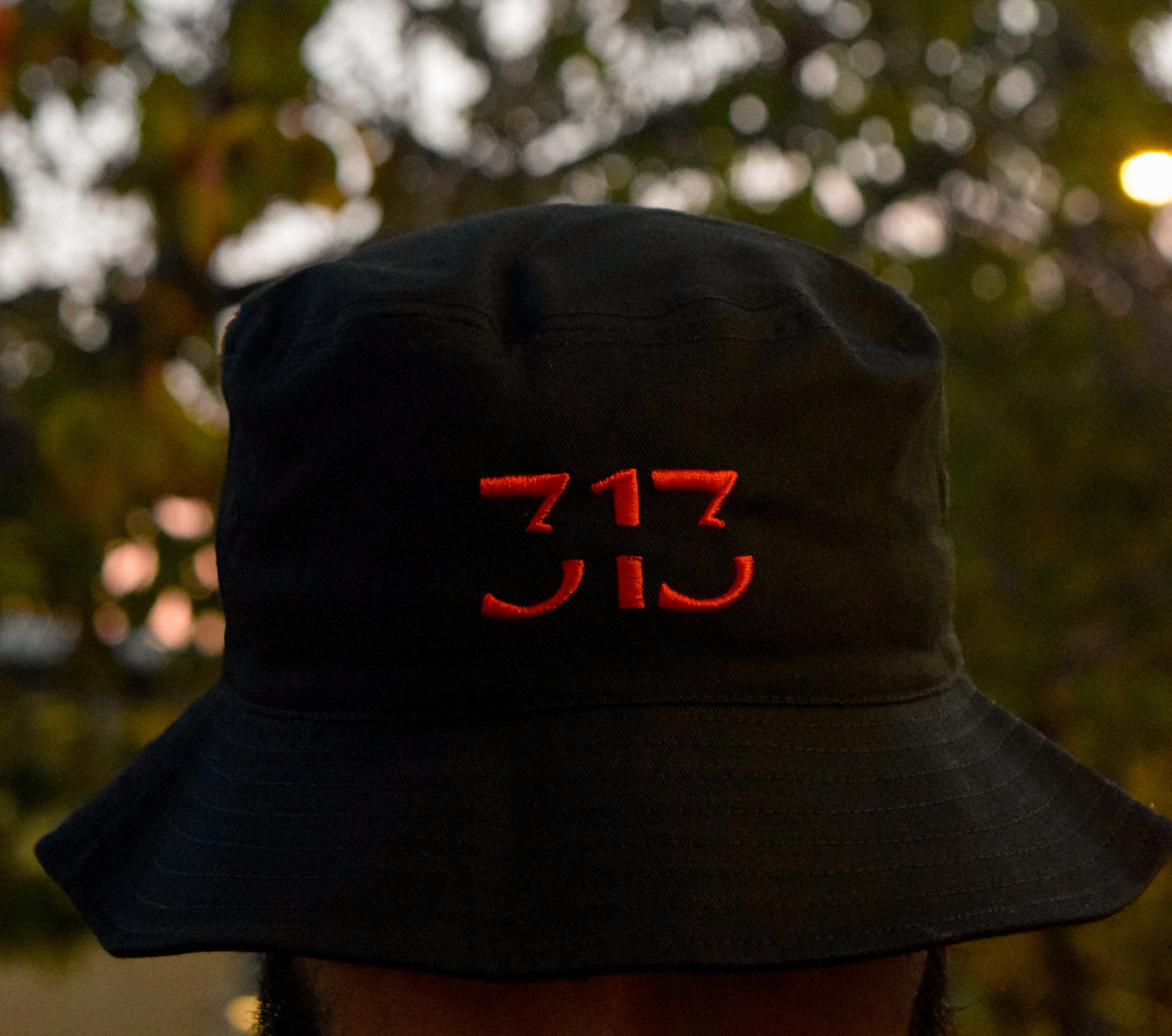 313 Bucket Hat – Red Logo
