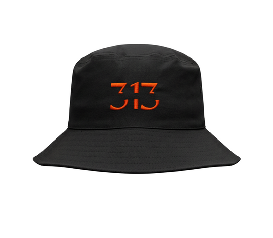 313 Bucket Hat – Red Logo