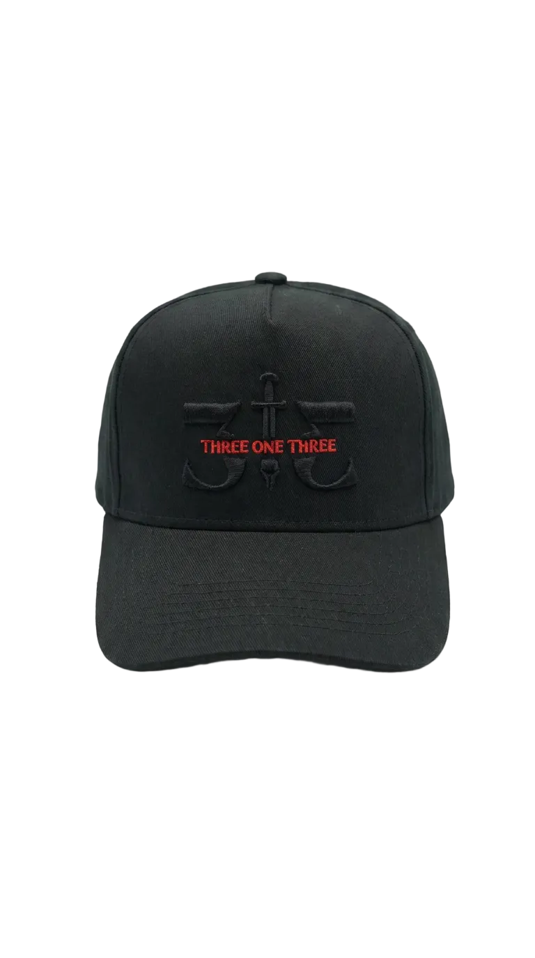 313 Trucker cap Black/Red