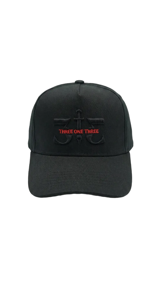 313 Trucker cap Black/Red